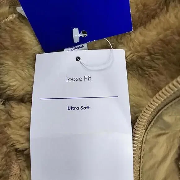 Women's Printed High Pile Fleece Jacket | JoyLab | X Small - Picture 11 of 12